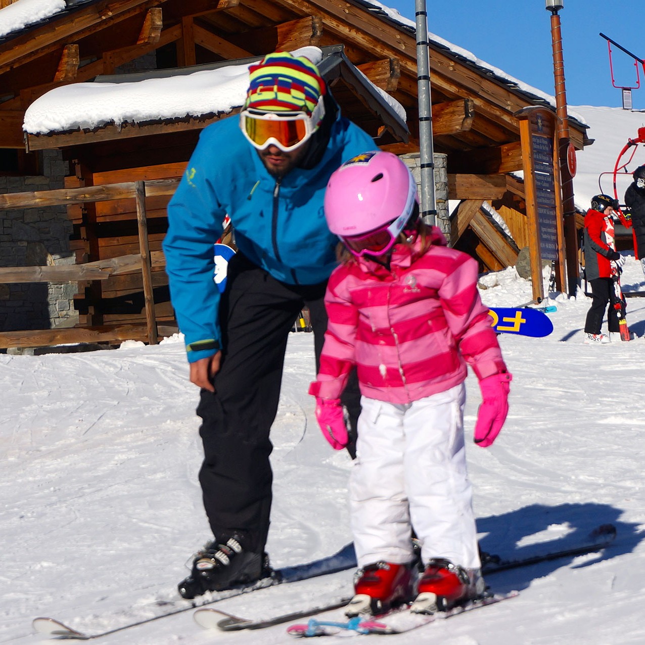 école de ski cours particulier enfant