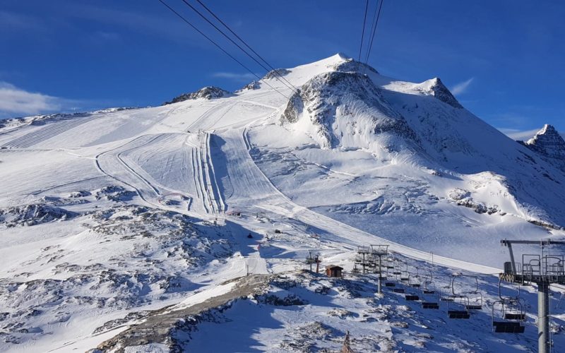 Tignes has announced the opening of the Grande-Motte glacier on October 19, 2019